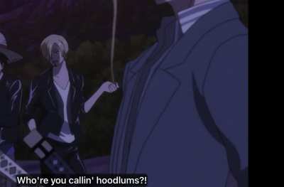 Sanji the sassiest nigga ever