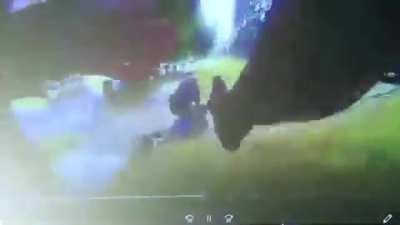 Thousands of protestors battling polic in Detroit because they shot a man "who had his hands up". Video tells a different story.