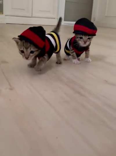 Little rascals causing chaos.