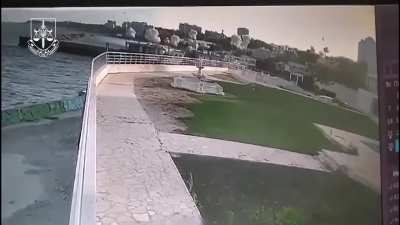 Strike on Odesa city with Iskander cluster variant missile (2024-04-29)