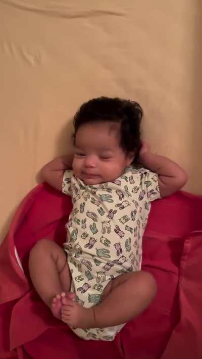 Baby fever.....ever stretched like this as an adult &amp;amp; got a Charlie horse