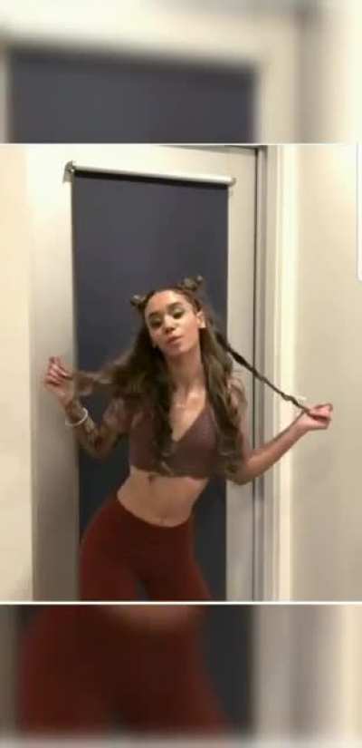 Dancing to her song