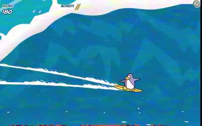 club penguin catching waves &amp;gt; card jitsu &amp;gt; all club penguin minigames