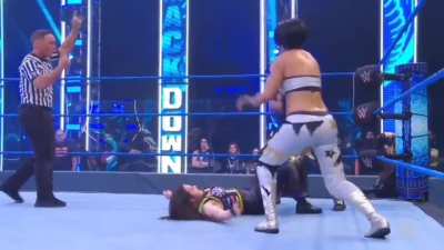 Poor Nikki. Not the first time she's had a bad tag team partner...