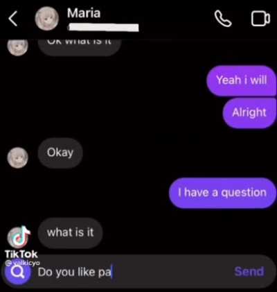 She said yes!