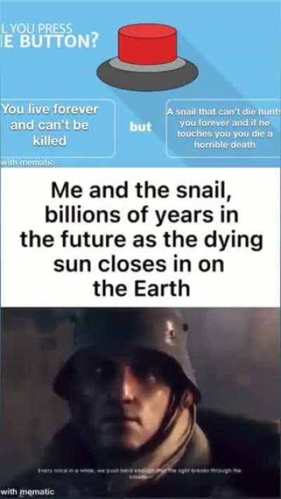 Im going to miss the snail