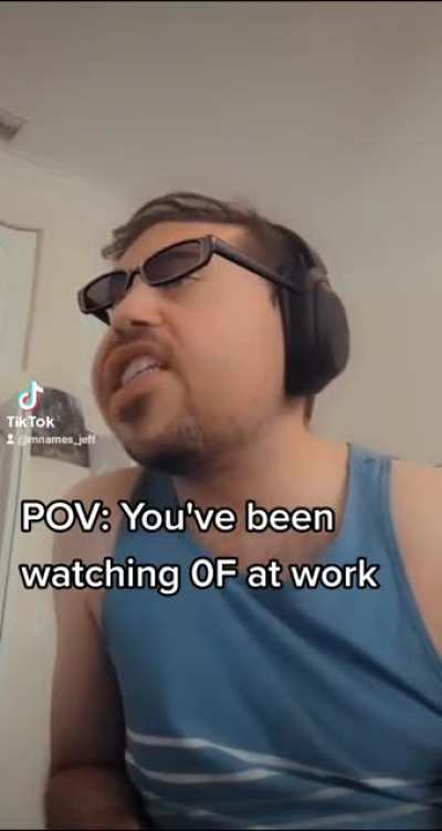 The IT guy caught you watching OF at work
