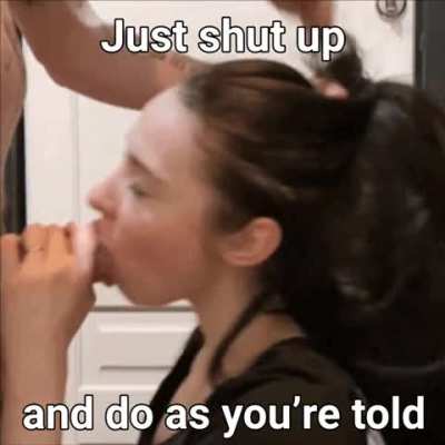 Let men tell you what to do. You just say "Yes Daddy"