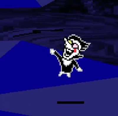 Spamton making Jevil&rsquo;s dance
