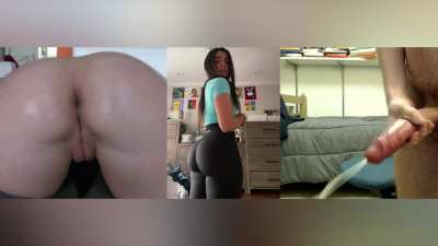 A perfect ass making a lot of cocks cum - 1 min compilation