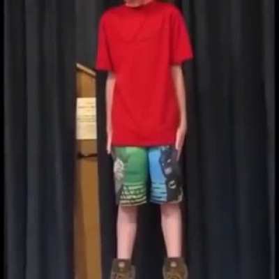 This kid singing an FNaF song