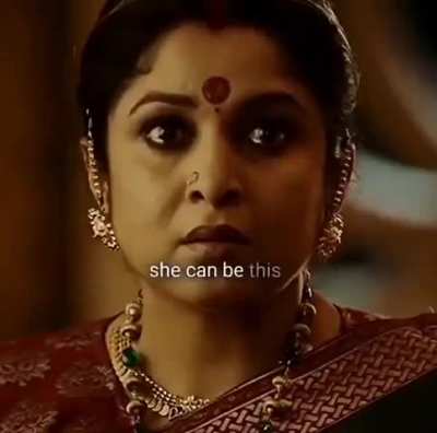 Lady superstar? Who cares! It's the Ramya Krishnan. 