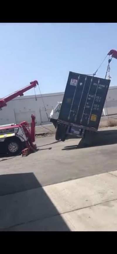 Getting a truck up