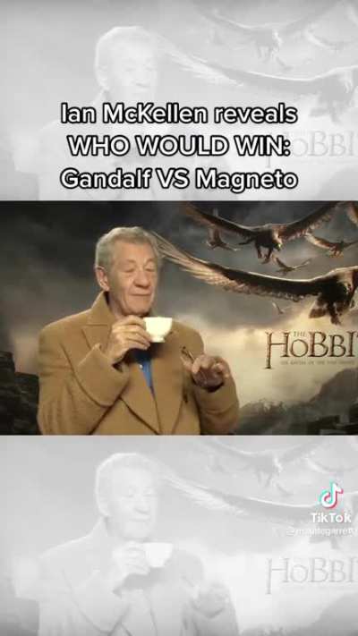 You&rsquo;ve heard from the man himself. Gandalf would 100% win against Magneto. 🤣
