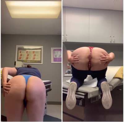 I&rsquo;m in the exam room waiting 