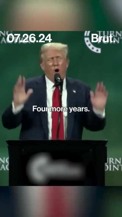 Trump panders to evangelical Christians promising a christofascist state while admitting that he's not Christian