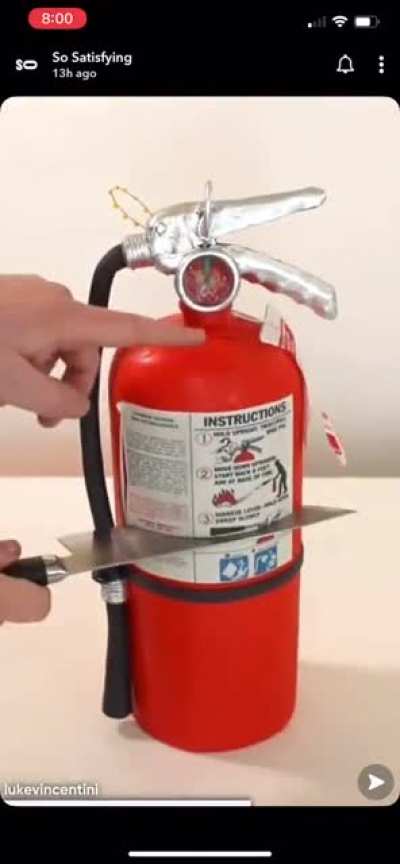 Fire extinguisher??