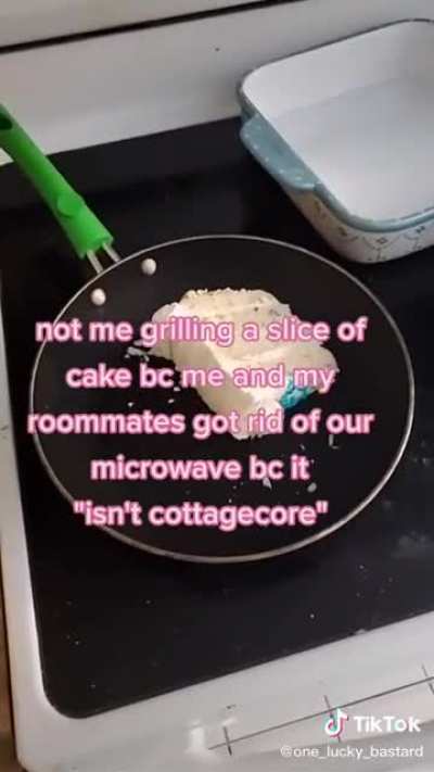Grilled cake
