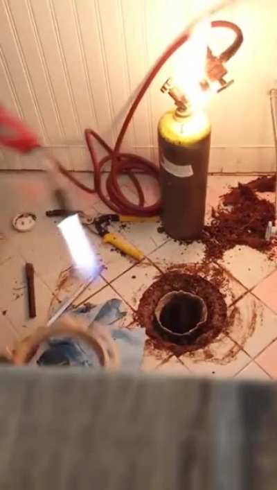 Ever see a plumber shit his pants