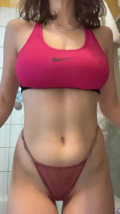 Getting ready for shower after my dance class😈 [OC]