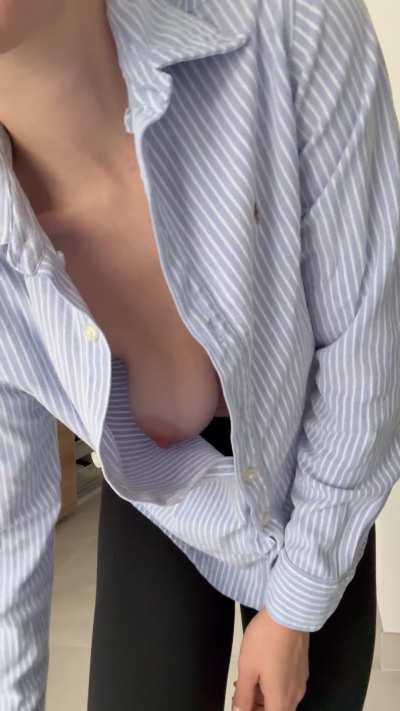 no bra in my favourite blouse allowed