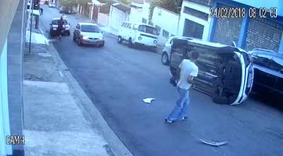 WCGW parking in a narrow street