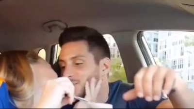 He seems so excited about having a new kid.