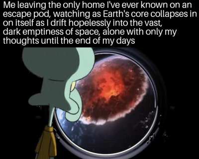 All alone