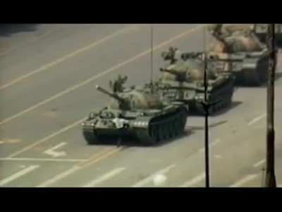 Tiananmen Square Tank Man [Full Video] (No Sound)