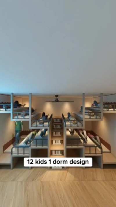 12 kids 1 dorm design