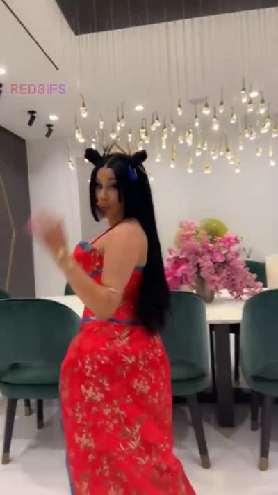 Cardi in red