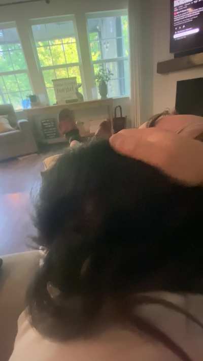 House to ourselves, every room is a playroom, sound on