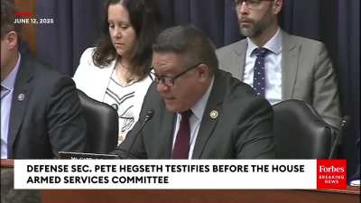 Rep. Salud Carbajal (D-CA) Lays into Hegseth, Telling Him He&rsquo;s an &ldquo;embarrassment&rdquo; and to &ldquo;get the hell out.&rdquo;