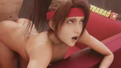 Jessie doggy on couch (trahao) [final fantasy]