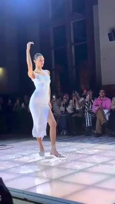 Spray painted dress