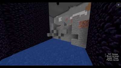 Automated Slime block quarry with blast chamber &mdash; liquid and gravel proof &mdash; can harvest ancient debris