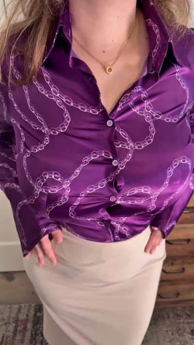 Do you think my Hawes & Curtis blouse is appropriate for the office?