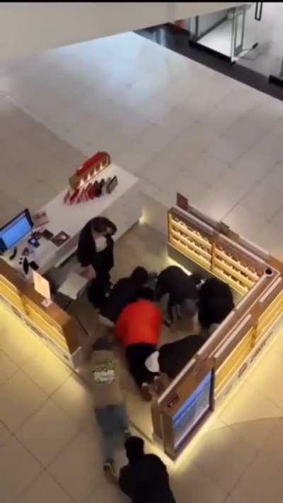Man children "raid" a store