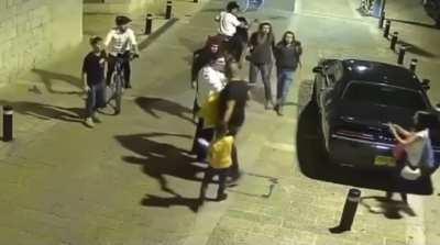 Israeli settlers attacked an Armenian family be spitting on them and then pepper spraying them in front of the entrance to the Armenian monastery in Jerusalem.