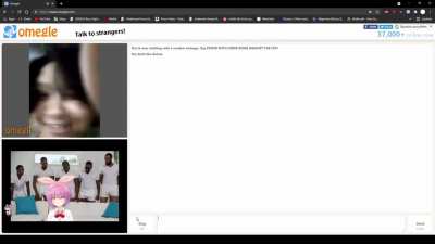 Trolling a little on omegle