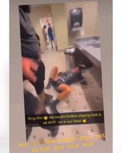 Rapper 6ix9ine jumped in bathroom at LA FITNESS