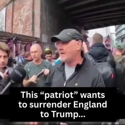 Typical "patriot"...