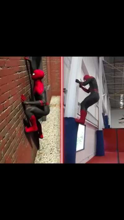 Stunts performed for Insomniac’s Spider-Man