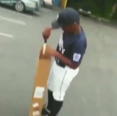 Father gifts his son a baseball bat for his birthday. He then hits a home run and the dad catches the ball. An old video but such a feel good father-son moment