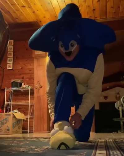 Gotta go fast