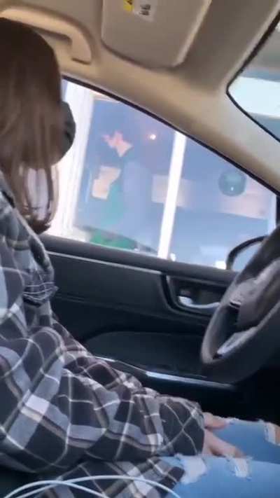 Lady starts singing to the Starbucks employee like it&rsquo;s a Disney movie and he shuts the drive-thru window on her