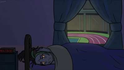 Got exams in the morning but those trainers just GOTTA battle at 3am huh?