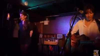 German music duo plays their first show in the U.S. and has no idea they&rsquo;ve become popular in America. The band freezes in shock and starts to tear up when they realize the entire audience is singing their song.