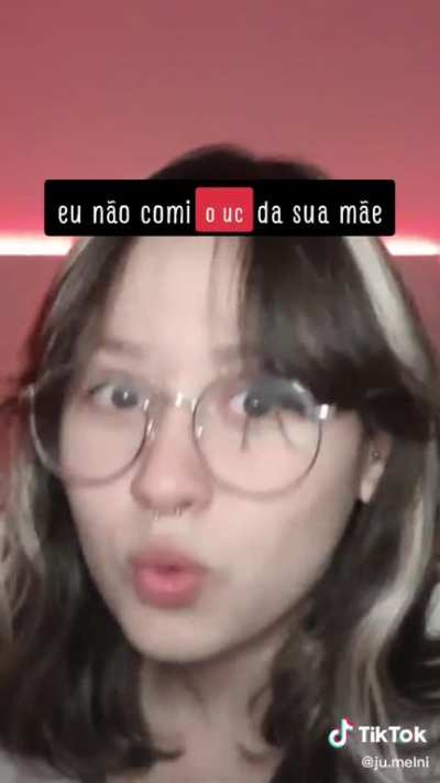 Eu nao comi &amp;gt;:)