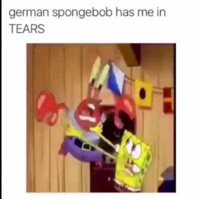 German sponge man